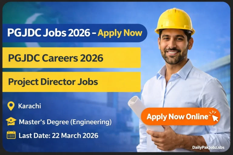PGJDC Jobs 2026
