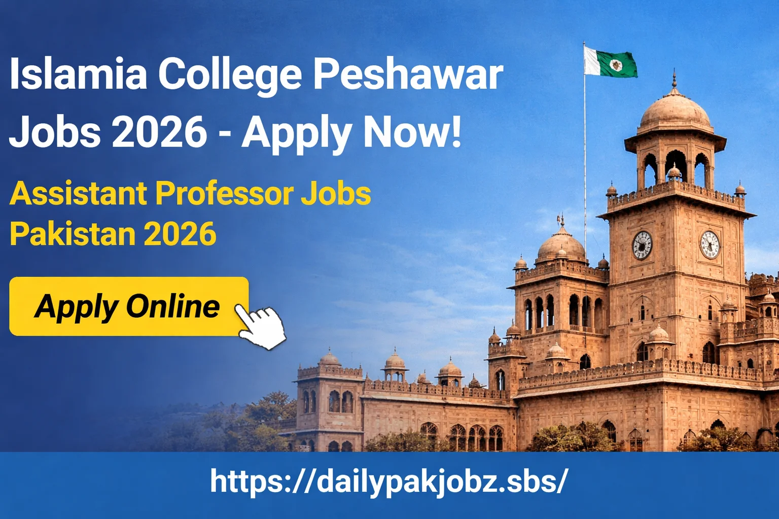 Islamia College Peshawar Jobs 2026