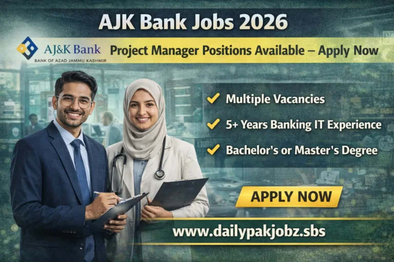 AJK Bank Jobs 2026 — Project Manager Positions Available
