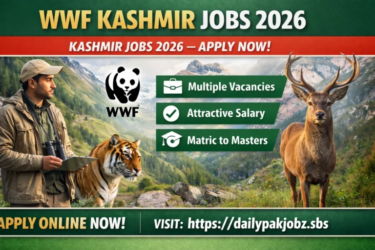 WWF Kashmir Jobs 2026